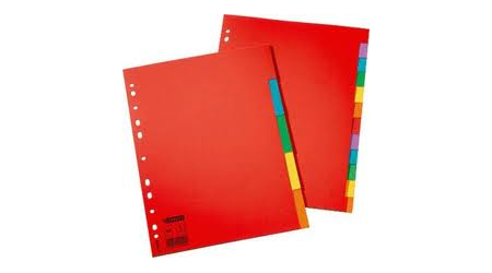 SEPARADOR CARTULINA A4  6 POSICIONES ESSELTE