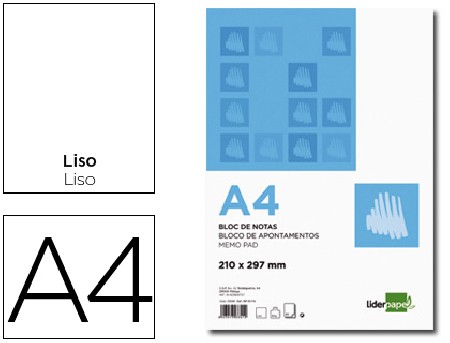 BLOC NOTAS PERFORADO FOLIO 80 H LISO