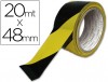 CINTA ADHESIVA SEGURIDAD AMARILLA/NEGRA 33 MT X 50 MM