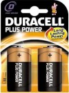 PILAS DURACELL PLUS POWER ALCALINAS "D" LR20  2 UNIDADES