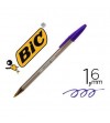 BOLIGRAFO BIC CRISTAL FUN CUERPO TRANSPARENTE