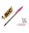 BOLIGRAFO BIC CRISTAL FUN CUERPO TRANSPARENTE