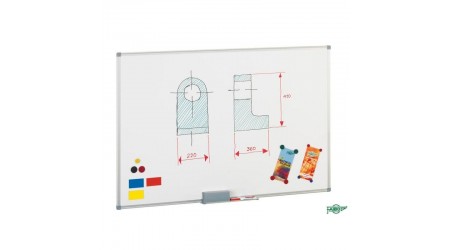 PIZARRA MAGNETICA BLANCA MARCO ALUMINIO 120x200 CM