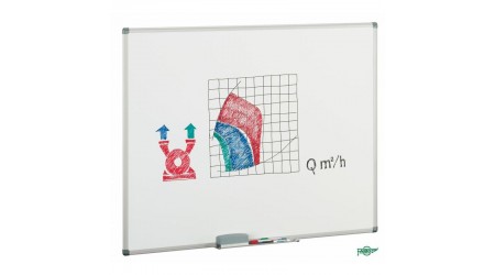 PIZARRA BLANCA ESTRATIFICADA 122 X 244 CM. MARCO ALUMINIO