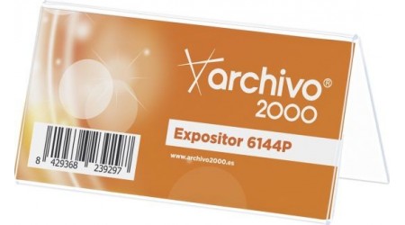 PORTANOMBRES PEQUEÑO 50 x 120 x 60 MM PLASTICO RIGIDO 6144PCSTP