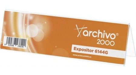 PORTANOMBRES GRANDE fondo 50 x ancho 210 x alto 60 MM PLASTICO RIGIDO 6144GCSTP