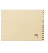 INDICE CUARTO APAISADO A-Z ELBA CARTULINA BEIGE