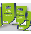 RECAMBIO A4 PAUTA 3,5  90 GR. 100 HOJAS 4 ANILLAS PREMIER