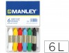 CERAS MANLEY   6 COLORES SURTIDOS