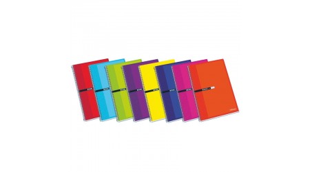 CUADERNO ENRI FOLIO 80 HOJAS 70 GRAMOS CUADRO 4x4 TAPA EXTRADURA