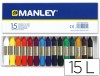 CERAS MANLEY  15 COLORES SURTIDOS