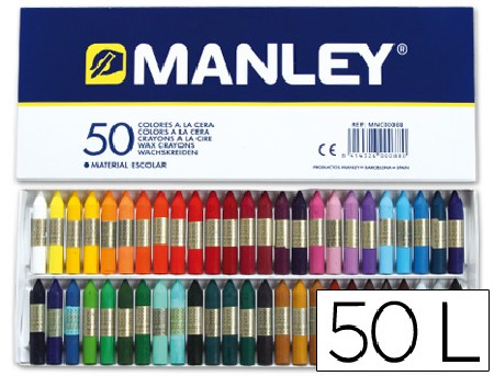 CERAS MANLEY  50 COLORES SURTIDOS