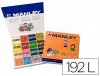CERAS MANLEY 192 UNIDADES 16 COLORES SURTIDOS