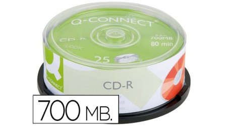 CD-R 700MB/80MIN PACK  25 Q-CONNECT 52X