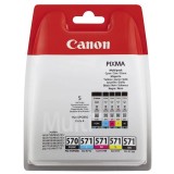 CARTUCHO CANON PGI-570 + 4 COLORES CLI-571 MG5750/MG6850/MG7750 ORIGINAL