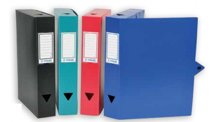 CARPETA PROYECTOS PLASTICO PP A4 L/40 AZUL VIQUEL