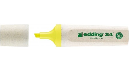 ROTULADOR FLUORESCENTE EDDING 24 ECOLINE PLASTICO RECICLADO