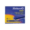 CARTUCHOS TINTA PELIKAN UNIVERSAL PARA PLUMA AZUL REAL 6 UNIDADE