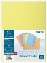 SUBCARPETA 1 SOLAPA A4 AMARILLO 160GR. 100 UDS.