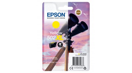 CARTUCHO EPSON AMARILLO C13T02W44 502XL PARA EPSON WP-5100/5105 - WF-2860DWF/WF-2865DFW ORIGINAL