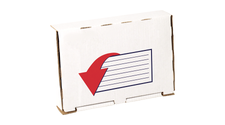 CAJA ENVIO POSTAL 23,60 x 17,20 x 4,10 MM. BLANCA - ULTIMAS UNIDADES