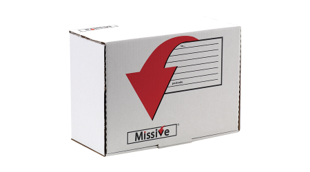 CAJA ENVIO POSTAL 280 x 200 x 110 MM. BLANCA - ULTIMAS UNIDADES