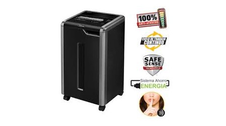 DESTRUCTORA FELLOWES 325i 26 HOJAS 83 LITROS TIRAS CICLO CONTINU