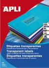ETIQUETA A4 APLI 11919 TRANSPARENTE RESISTENTE A LA INTEMPERIE 1