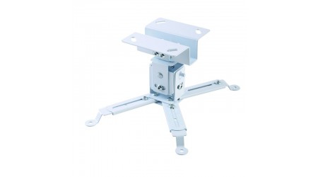 SOPORTE PROYECTOR PARA TECHO METALICO COLOR BLANCO IGGUAL