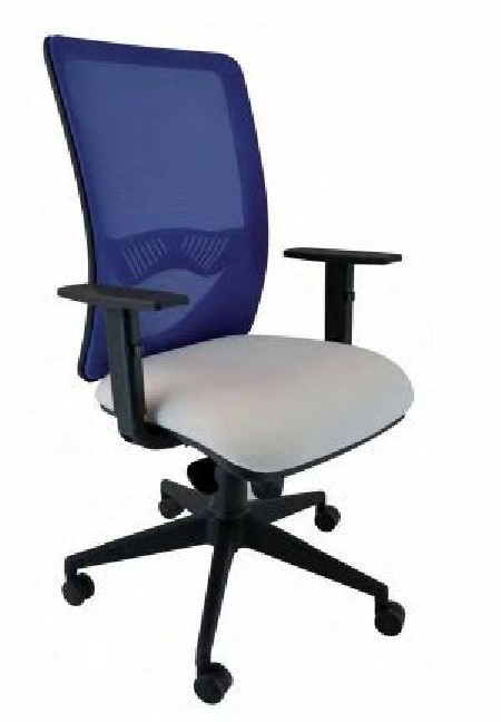 SILLA VINCOLO CHAPLIN ASYNCRO RESPALDO MALLA CON BRAZOS REGULABLES