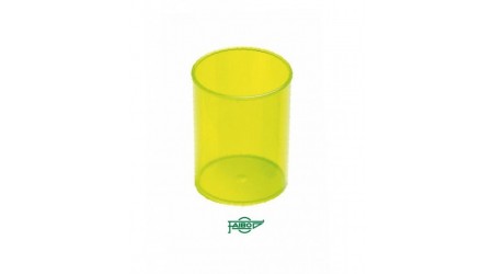 PORTALAPICES FAIBO PLASTICO AMARILLO TRANSPARENTE 100x78 MM