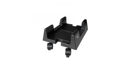 SOPORTE C.P.U. EWENT PLASTICO NEGRO CON RUEDAS Y FRENO