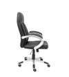 SILLON PyC TOBARRA SIMIL PIEL NEGRO - BASCULANTE
