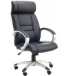SILLON POMBA SIMIL PIEL NEGRO - BASCULANTE