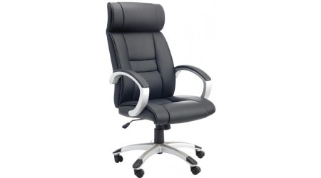 SILLON POMBA SIMIL PIEL NEGRO - BASCULANTE