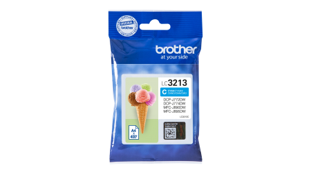 CARTUCHO BROTHER LC3213 CYAN 400 PAGINAS DCP-J572DW