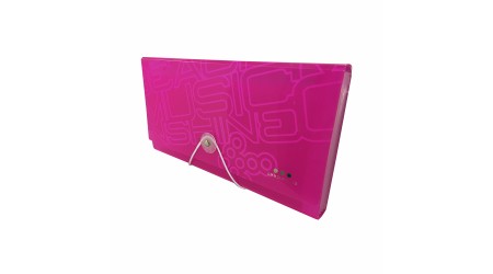 CARPETA CLASIFICADORA PP RECIBOS 13 DEPART. C/GOMAS ROSA NEON