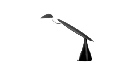 LAMPARA HALOGENA SOBREMESA VOLARE NEGRA