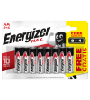PILAS ENERGIZER MAX ALCALINAS AA LR6  8+4 UNIDADES