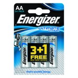 PILAS ALCALINAS ENERGIZER ULTIMATE LITHIUM AA 3+1 UDS