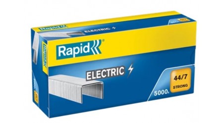 GRAPAS 44/7 RAPID ELECTRICA GALVANIZADAS CAJA DE 5000 UNIDADES