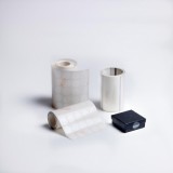 ROLLO ETIQUETA INETA CIRCULO 21 MM. TRANSPARENTES 1680  ETIQUETAS