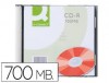 CD-R 700MB/80MIN CAJA SLIM Q-CONNECT KF00419