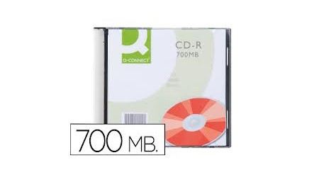 CD-R 700MB/80MIN CAJA SLIM Q-CONNECT KF00419