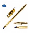 BOLIGRAFO BIC CRISTAL CELEBRATION ORO TINTA AZUL