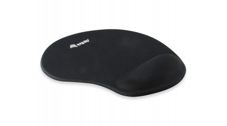 ALFOMBRILLA EQUIP GEL NEGRO - BASE ANTIDESLIZANTE - SUPERFICIE DE MICROFIBRA