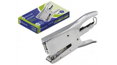 GRAPADORA TENAZA CROMADA 40 HOJAS GRAPAS 24/6, 24/8