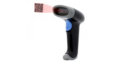 LECTOR CODIGO BARRAS IGGUAL L2DUSB 2D QR USB CON SOPORTE