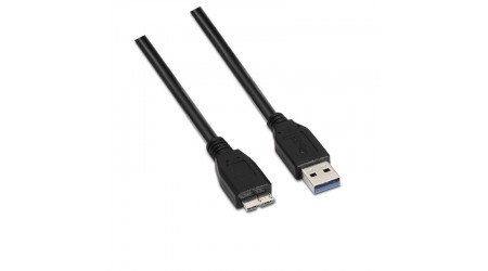 CABLE ALIMENTACION/DATOS USB 3.0 M/M 1 METRO NEGRO