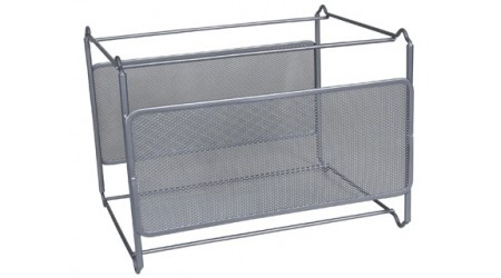 SOPORTE PARA CARPETAS COLGANTE Q-CONNECT KF00832 REJILLA PLATA METALICO -335X285